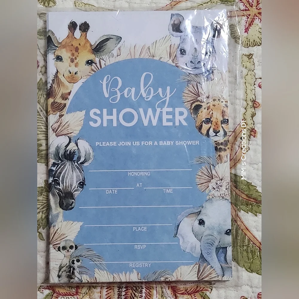 Baby Safari Theme Baby Shower Bundle